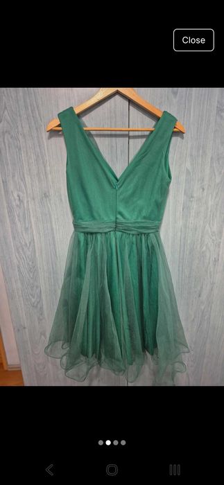 Rochie A line cu tul