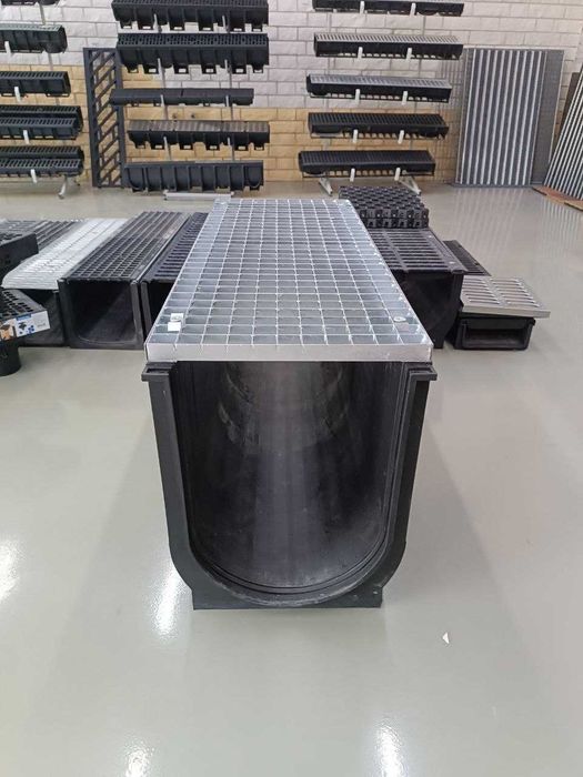 Лоток водоотводный + решетка Gidrolica DN300