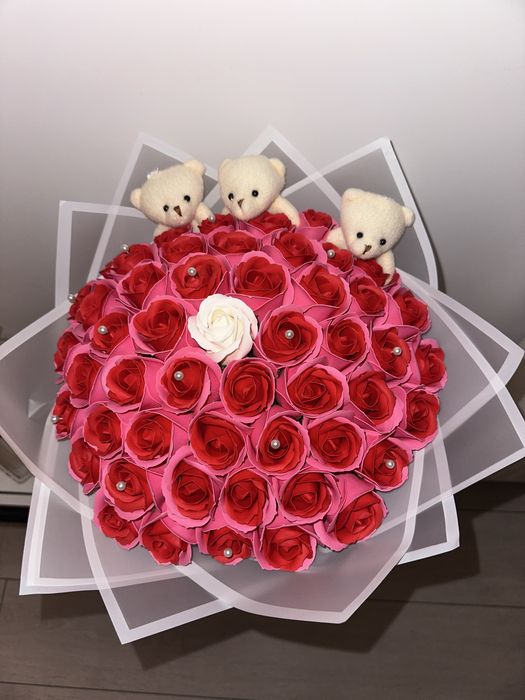 Buchete trandafiri sapun brasov