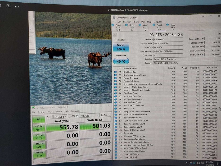 2TB SSD - Crucial BX500, Silicon Power A55, Fanxiang S101Q