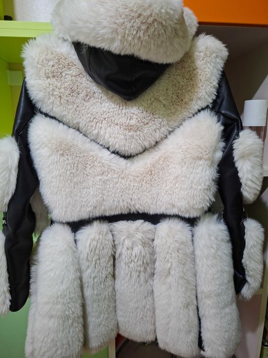 Haină de blană pentru fete