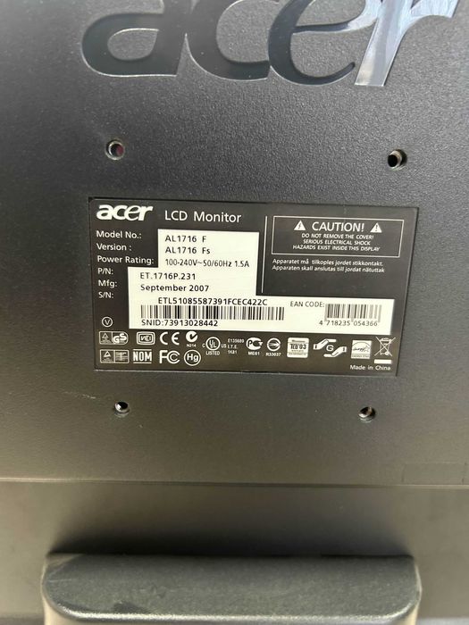 Компютър Dell Vostro 200 + Mонитор Acer AL1716