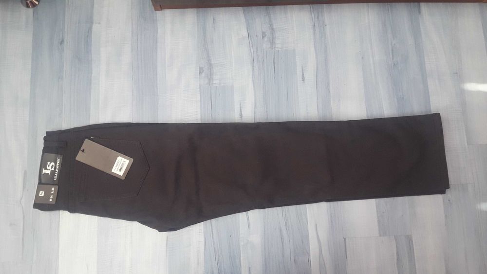 Мъжки дънки термо 5707 черни и сиви модел 5652 зимни/термо/ с вата и Г