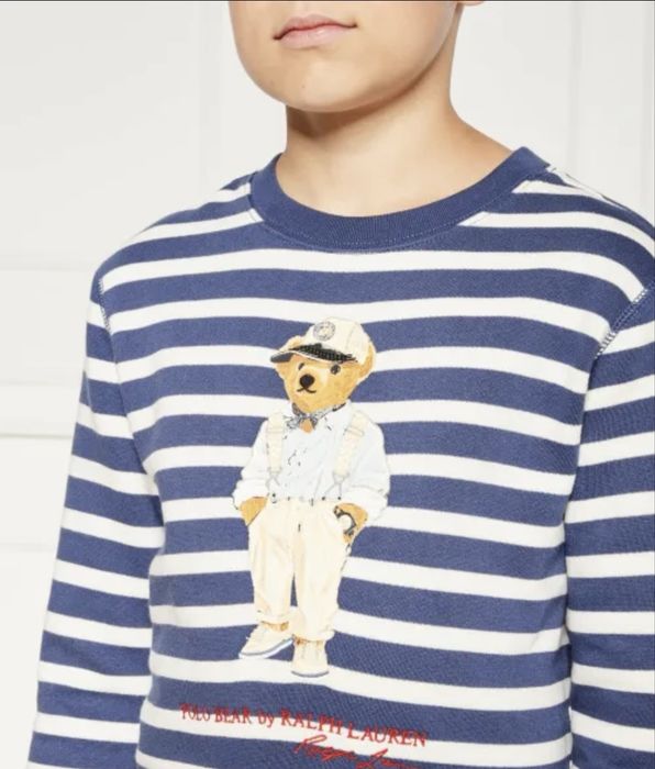 Стилна Ralph Lauren Polo Bear блуза на райе