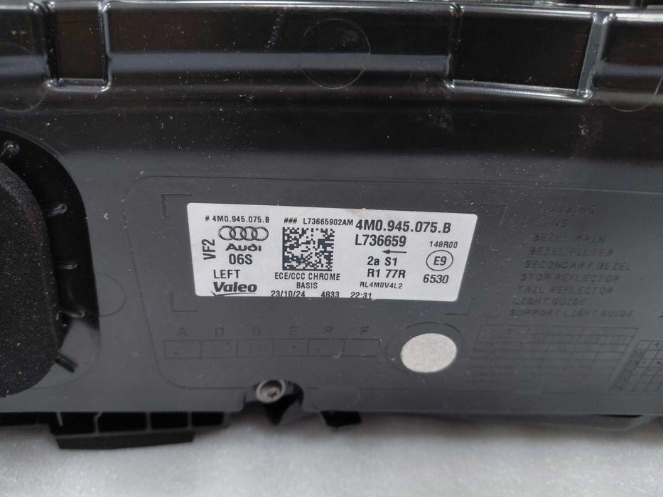 4M0945075B Нов LED Ляв Стоп Audi Q7 SQ7 4M Facelift