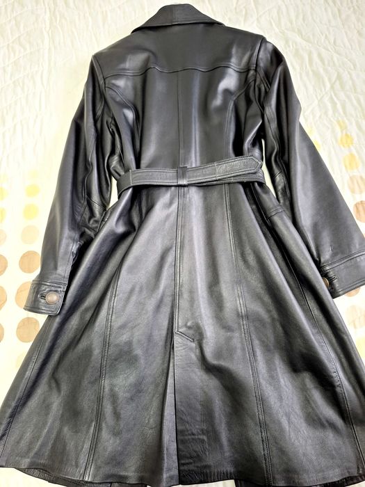 Кожено манто от естествена кожа