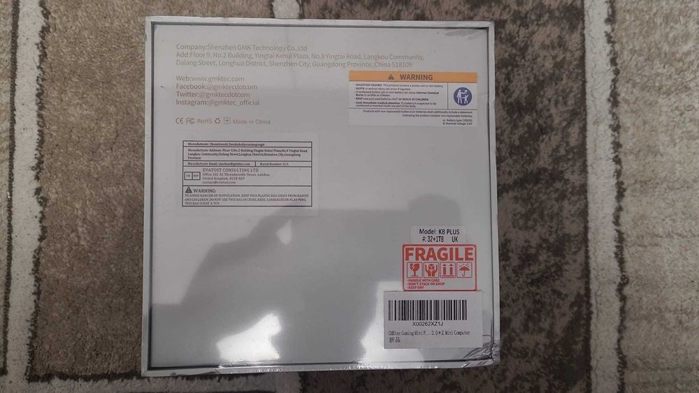 Mini PC GMKtec K8 Plus, AMD Ryzen 7 8845HS, 32GB RAM, 1TB SSD ,nou