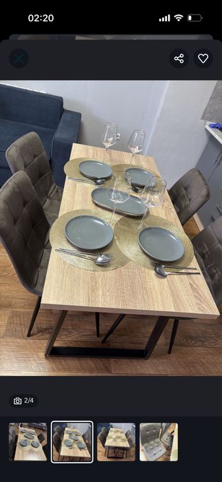 Стулья лофт  и стол