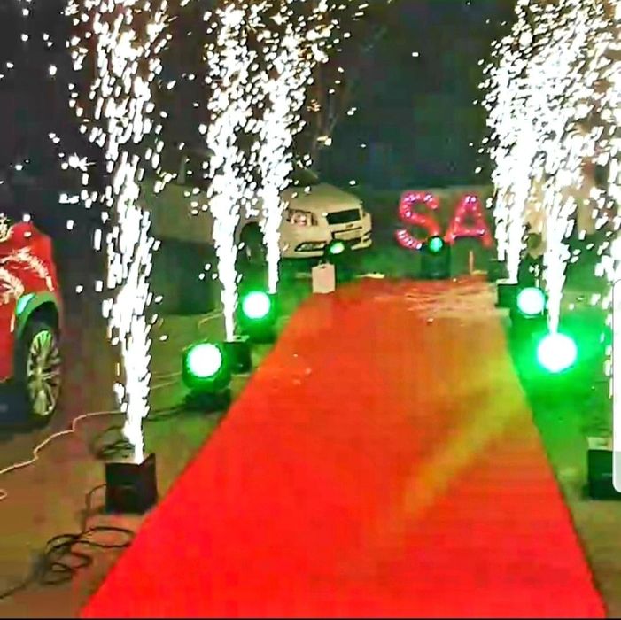 Услуги светомузыки .. конфетти . Фейерверки  тяжёлый дым