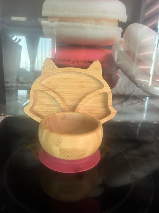 Бамбукова чинийка с купичка