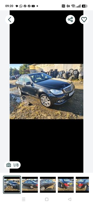 Piese jug modul abs grila parbriz geam fuzeta arcuri  Mercedes w204