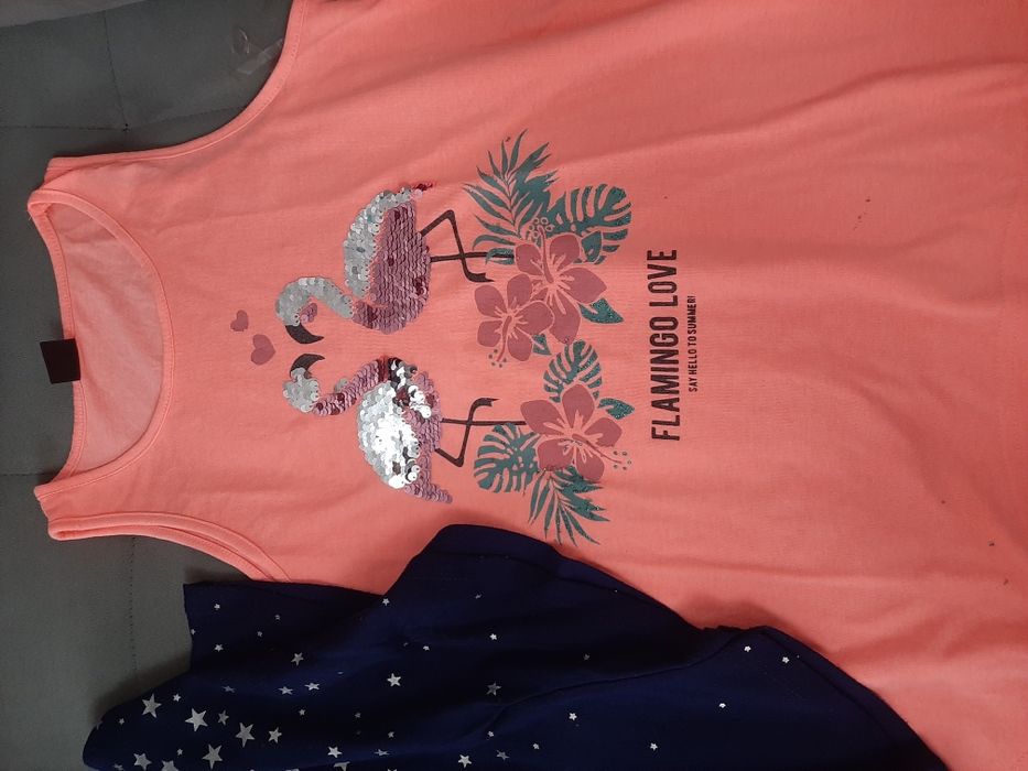 Три тениски с къс ръкав 146/152