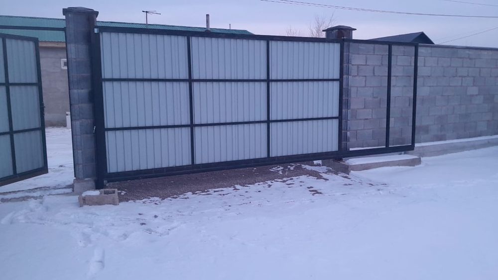 Участок огорожденный