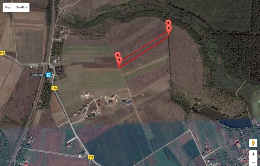 Teren extravilan 9.999 mp de vânzare – Periș, Ilfov – Scroviștea