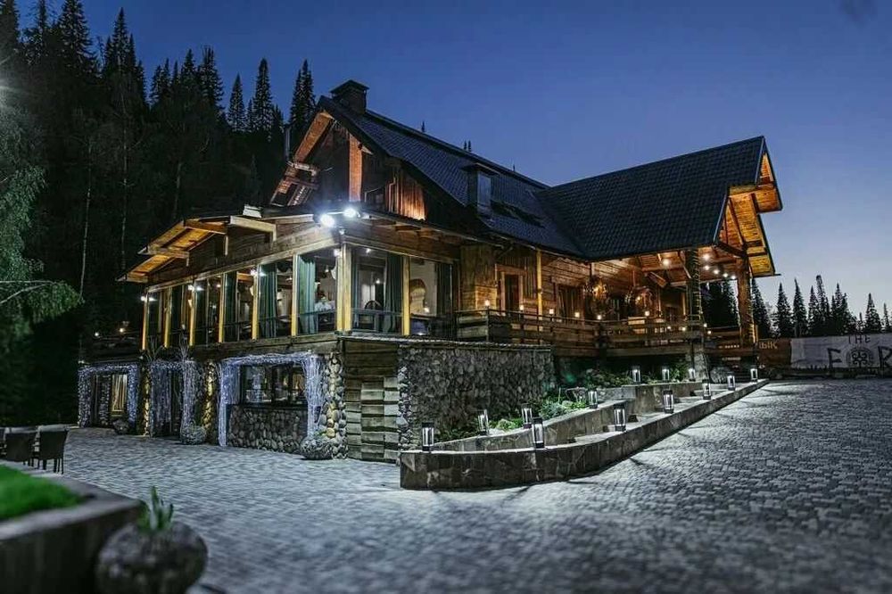 Семейный дом в горах с баней и мангалом