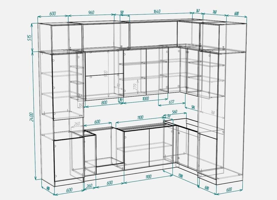 Деталировка мебели!