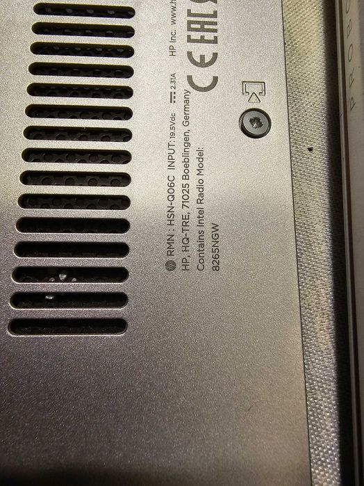 Defect laptop hp probook Hsn-q06c I5 gen 8