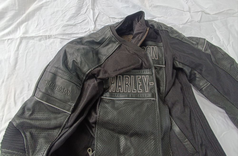 Ново кожено яке Harley Davidson L / Харлей Дейвидсън
