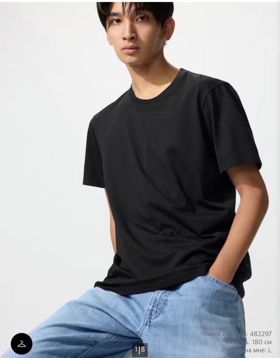 Футболка uniqlo supima унисекс