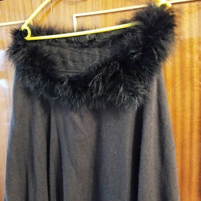 Дамско палто, черно два модела