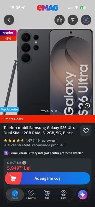 Samsung S 26 ultra
