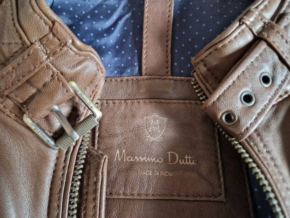 Кожено яке Massimo Duti