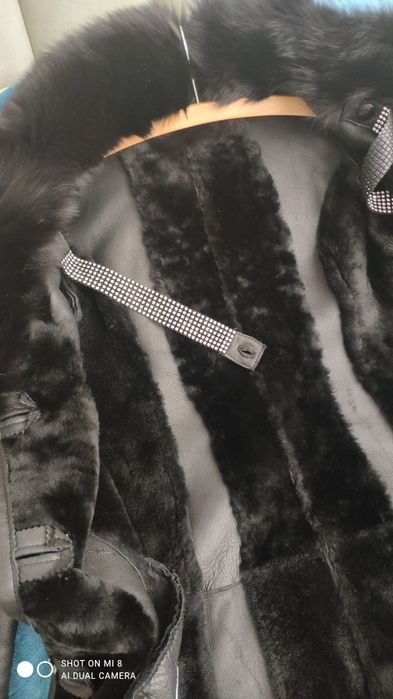 женская дубленка новая