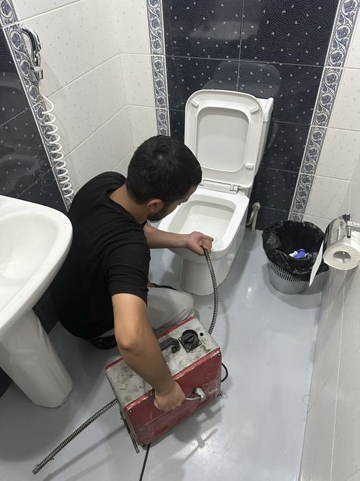 Чистка канализатции с аппаратом kanalizatsiya tozalash