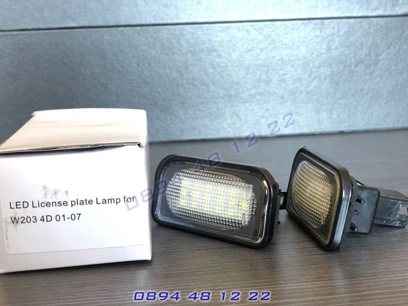 Mercedes C Class W203 Седан LED Диодни Плафони Заден Номер Осветление