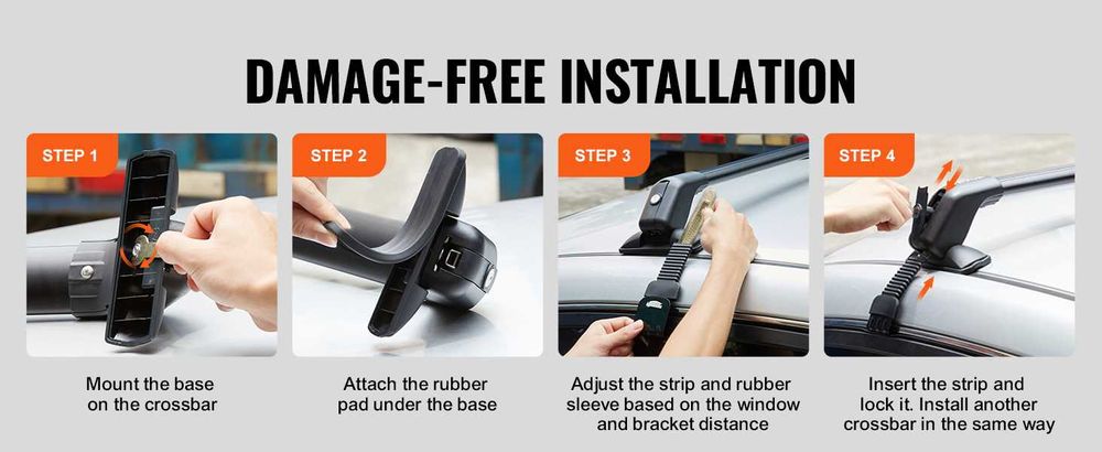 Напречни греди за автомобил - универсални