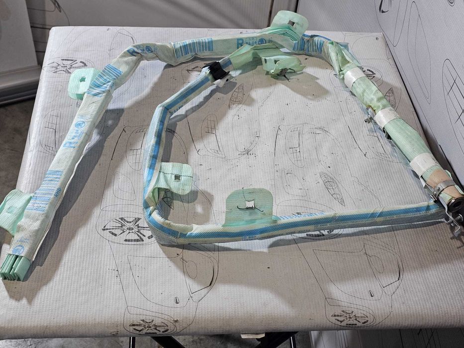Airbag cortină dreapta Skoda Octavia 3 5E 2013-2019 2015 1.6 TDI Cod OEM: 34105653B, 5E0880742 (5F3)