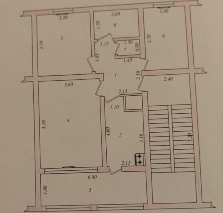 3 ком 1 этаж 77 серия  октябрь!