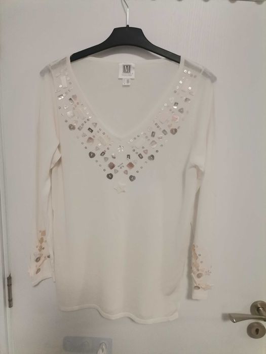 Бяла, нова блуза на немската фирма Madeleine