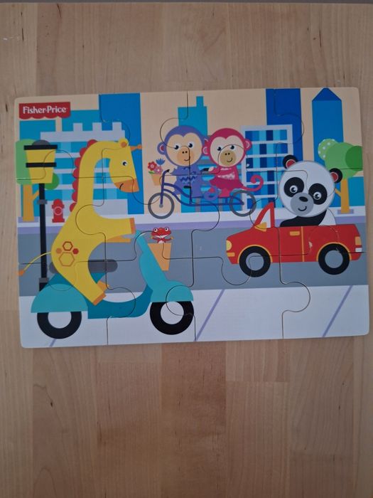 Lot 3 puzzle lemn pentru copii