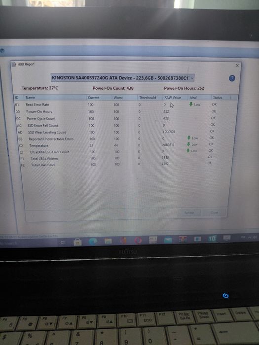 Laptop office fujitsu