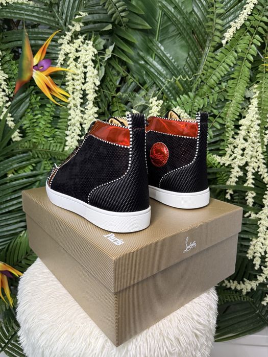 Christian Louboutin High Orlato Black Red