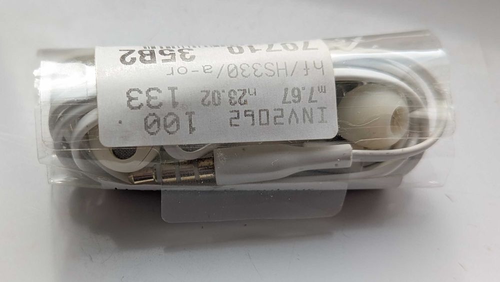 Casti Handsfree Samsung cu Microfon si Jack, Albe, Originale, Noi
