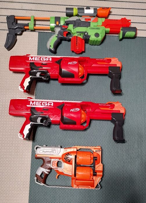 Pistoale de jucarie, Nerf, diverse modele