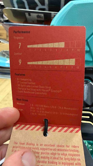 Legatura Snowboard Nitro Team marimea M