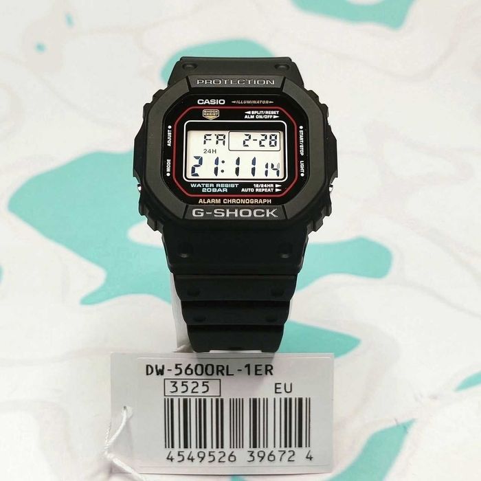 наручные часы Casio G-Shock DW-5600RL-1 оригинал