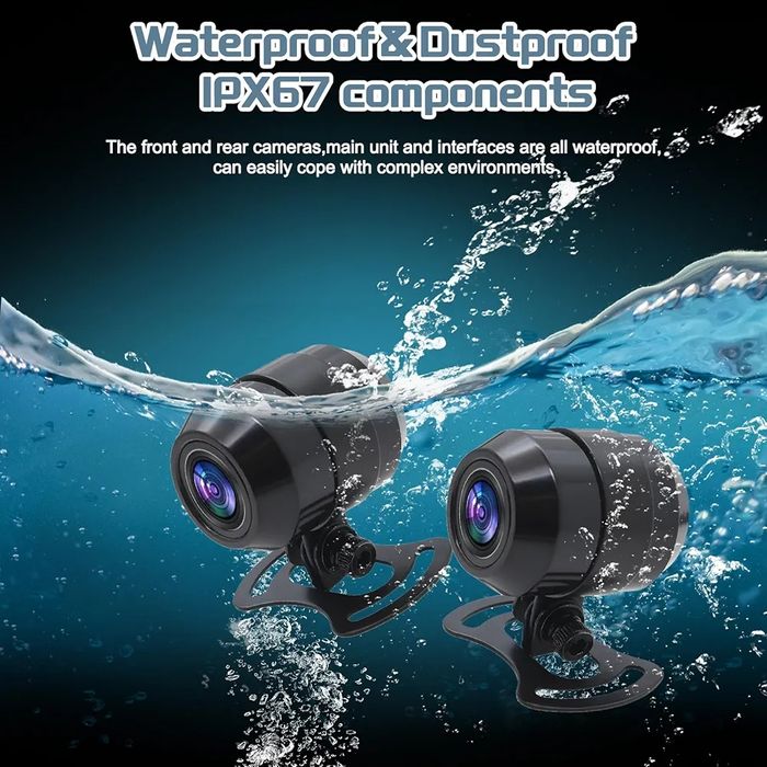 Мото навигация и видеорегистратор с Apple car play и Android Auto