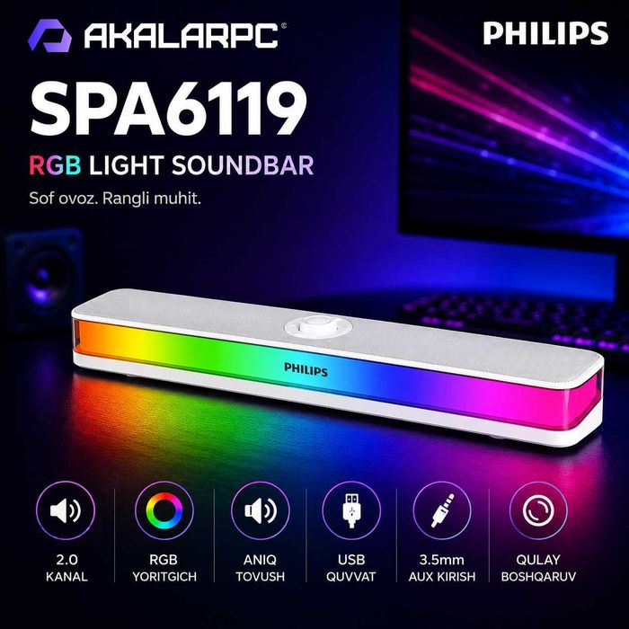 Philips SPA6119 Soundbar White