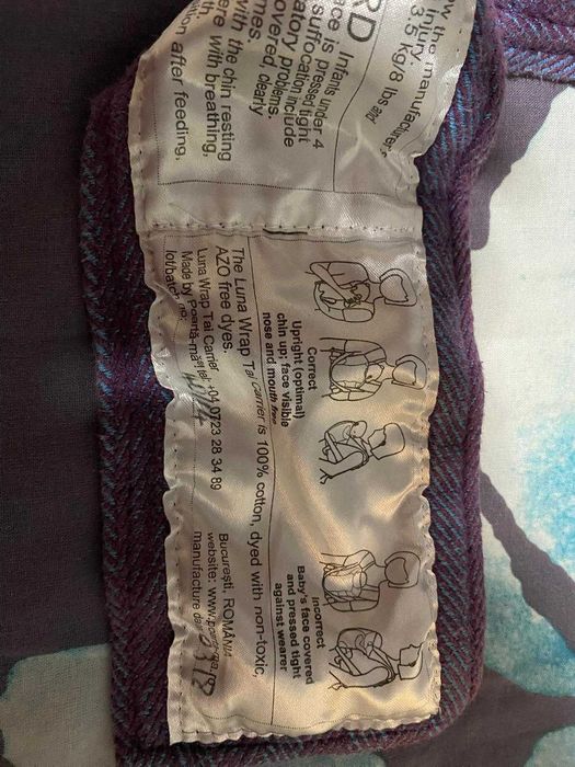 Sistem de purtare ergonomic Wrap Tai de la Poarta-ma