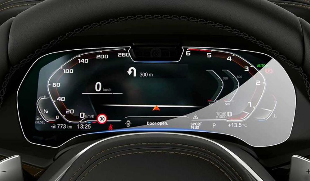 Folie Ecran Ceasuri Navigatie Tetiere BMW Seria 7 G11 G12