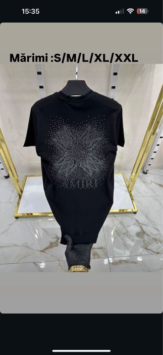 Tricou Amiri Imprimeu pe spate