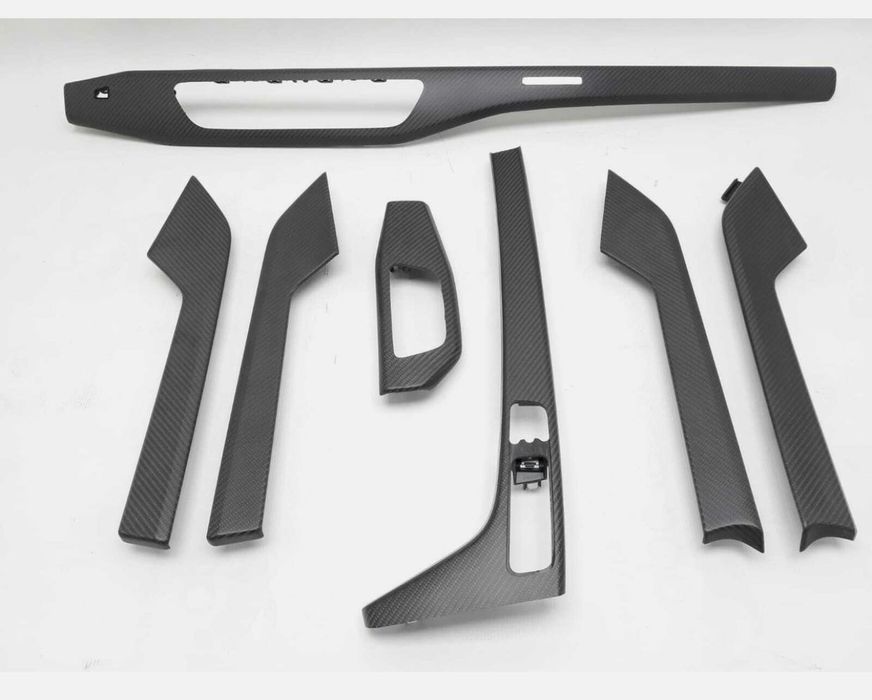 Trimuri CARBON MAT Audi RS4 RS5 S4 S5 A4 A5 B9 8W ORIGINALE ! Ornamente decor