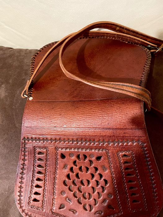 Чанта от камилска кожа