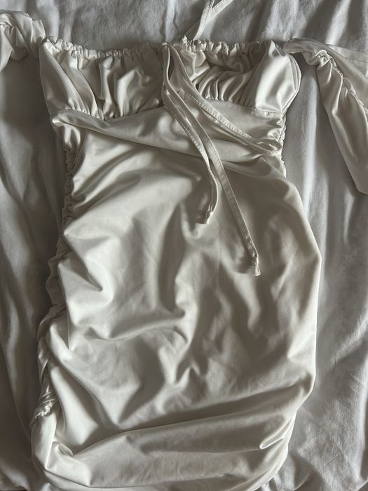 Бяла рокля Shein XS