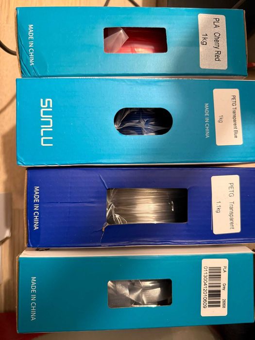 Filament SunLu original – PLA+, PLA+ 2.0– noi, sigilate