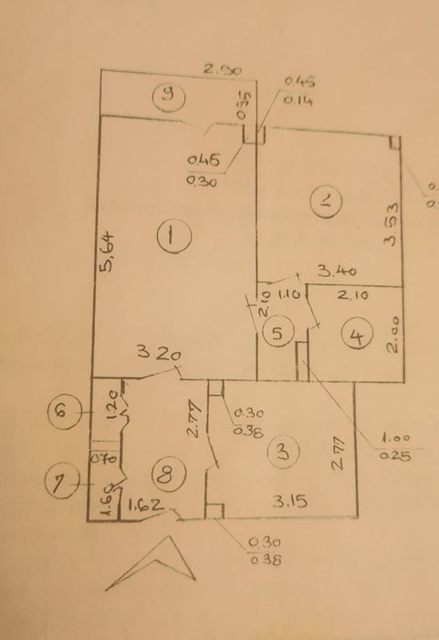 Particular vând apartament 2 camere zona Orășelul Copiilor, Olteniței– Sura Mare